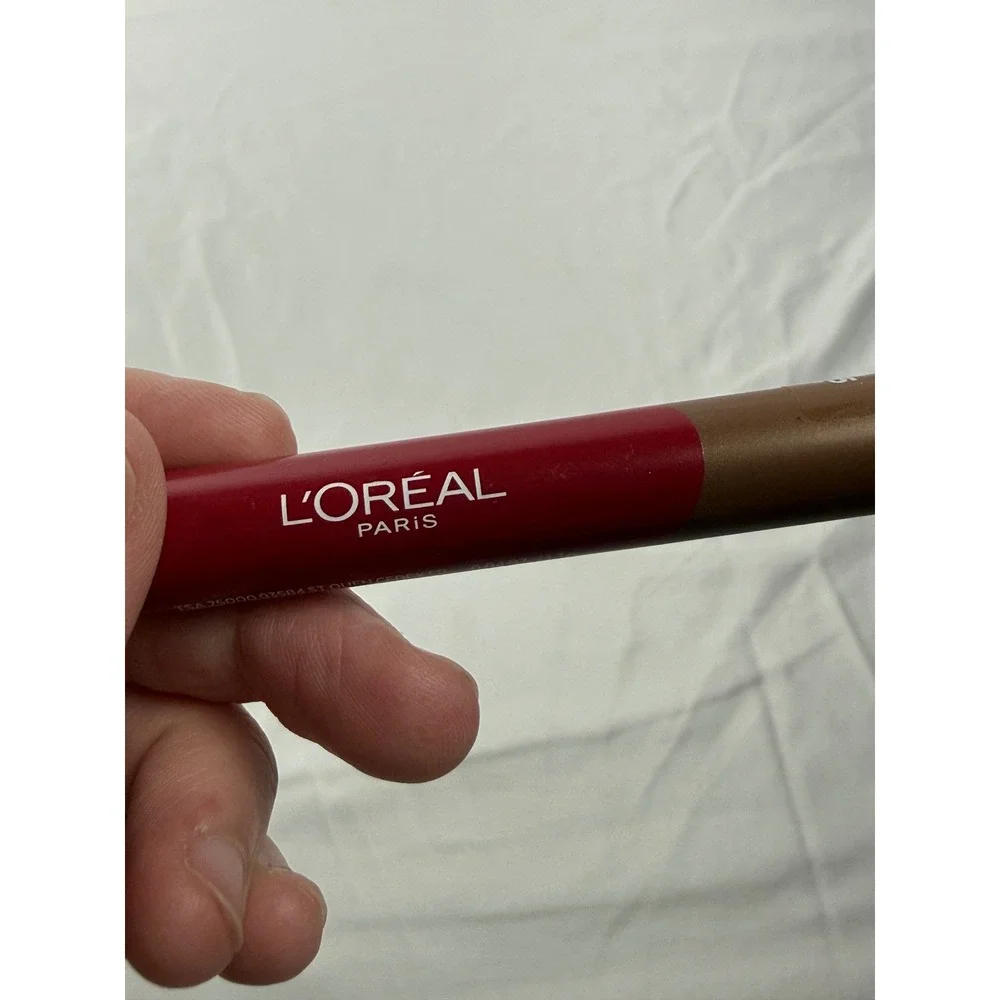 Makeup Bundle NYX Butter Gloss L'Oréal Matte Lip‎ Crayon Nail Buffer Brush Set